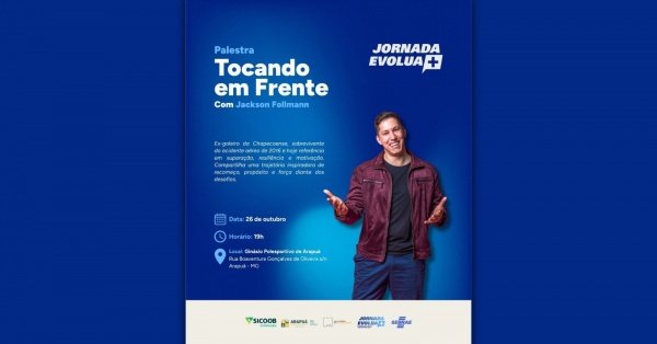 Imagem do evento Jornada Evolua + : Palestra "Tocando em Frente"