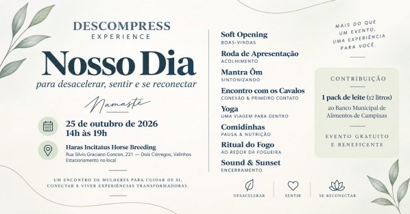 Imagem do evento Descompress Experience