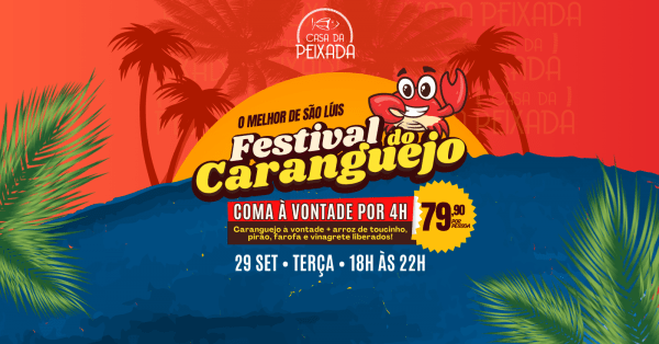 Imagem do evento Festival do Caranguejo - Casa da Peixada 