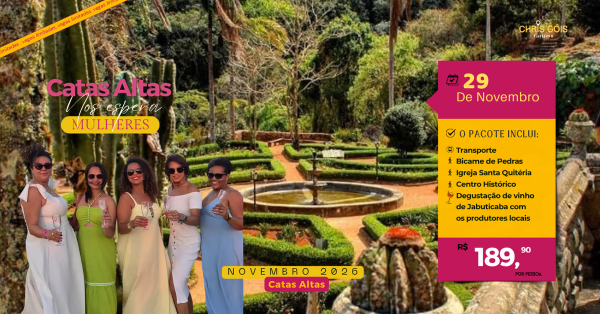 Imagem do evento Bate Volta Catas Altas