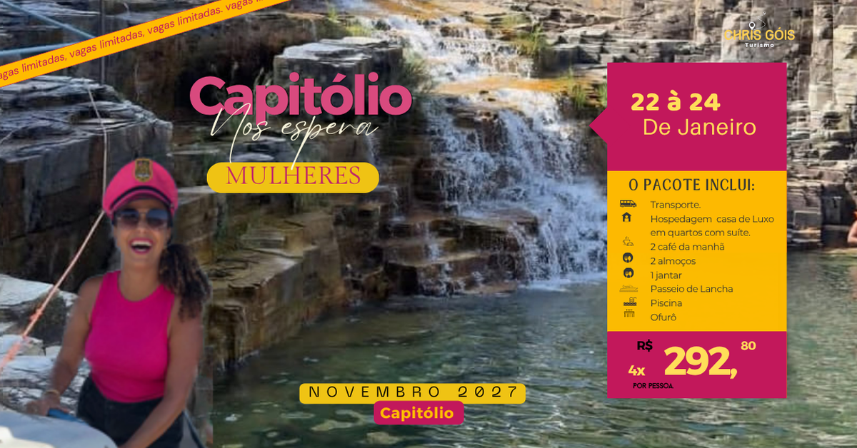 Casa de Luxo em Capitólio- Entrada R$ 292,80 + 3x R$ 292,80 até dia 15/01