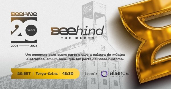 Imagem do evento BEEHIND THE MUSIC