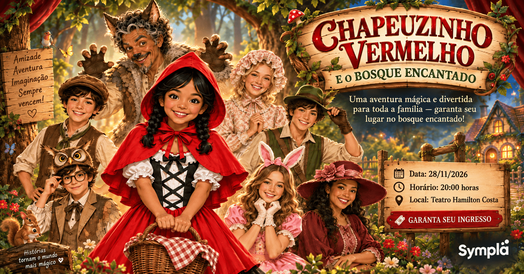Chapeuzinho Vermelho e o Bosque Encantado