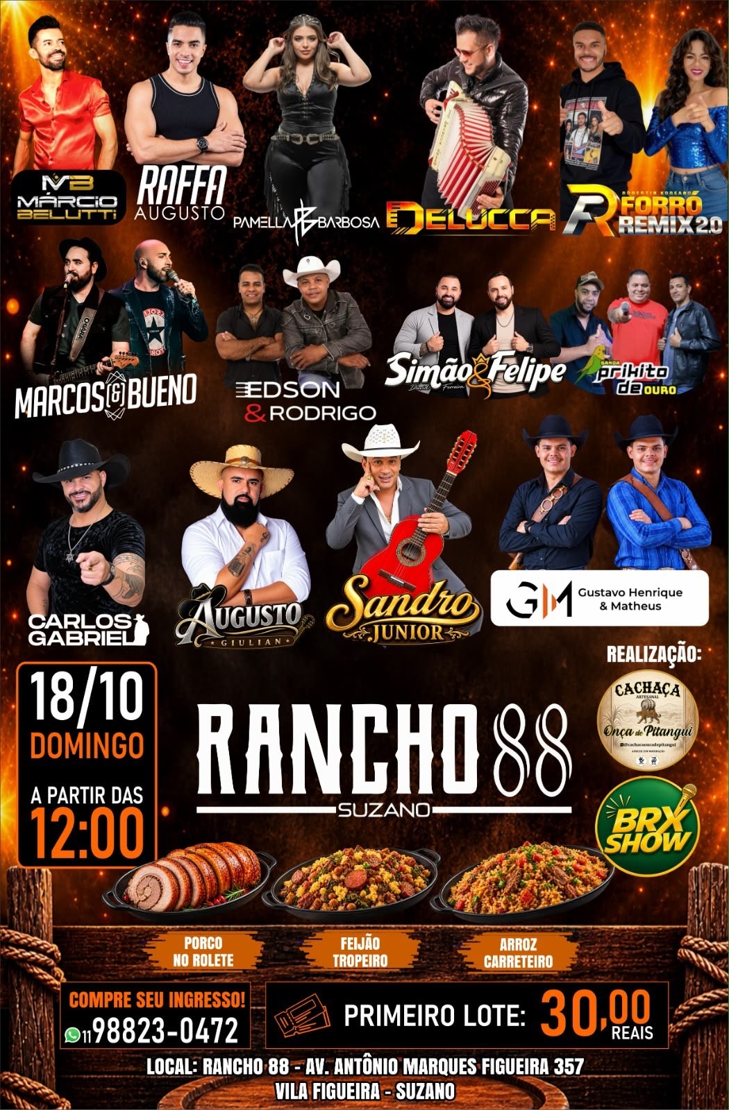 Festival da cachaça Onça de Pitangui - Suzano, SP