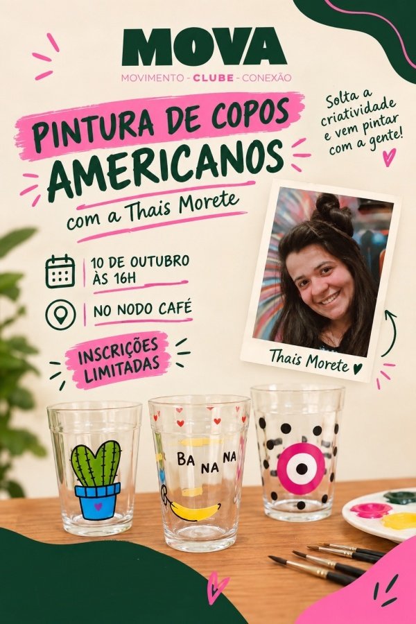 Imagem do evento Oficina de Pintura de Copo Americano