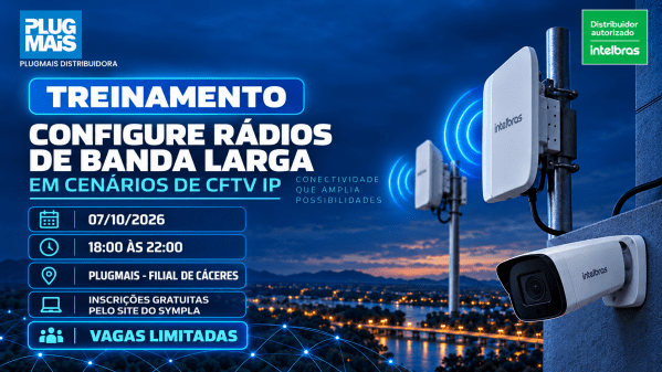 Imagem do evento CÁCERES MT -  CONFIGURE RÁDIOS DE BANDA LARGA EM CENÁRIOS DE CFTV IP