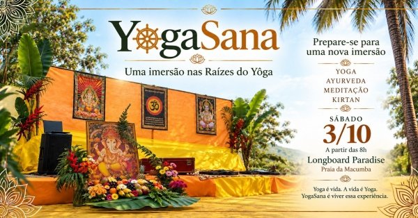 Imagem do evento YOGASANA  Uma Imersão nas Raízes do Yoga   Uma experiência de conexão e bem-estar