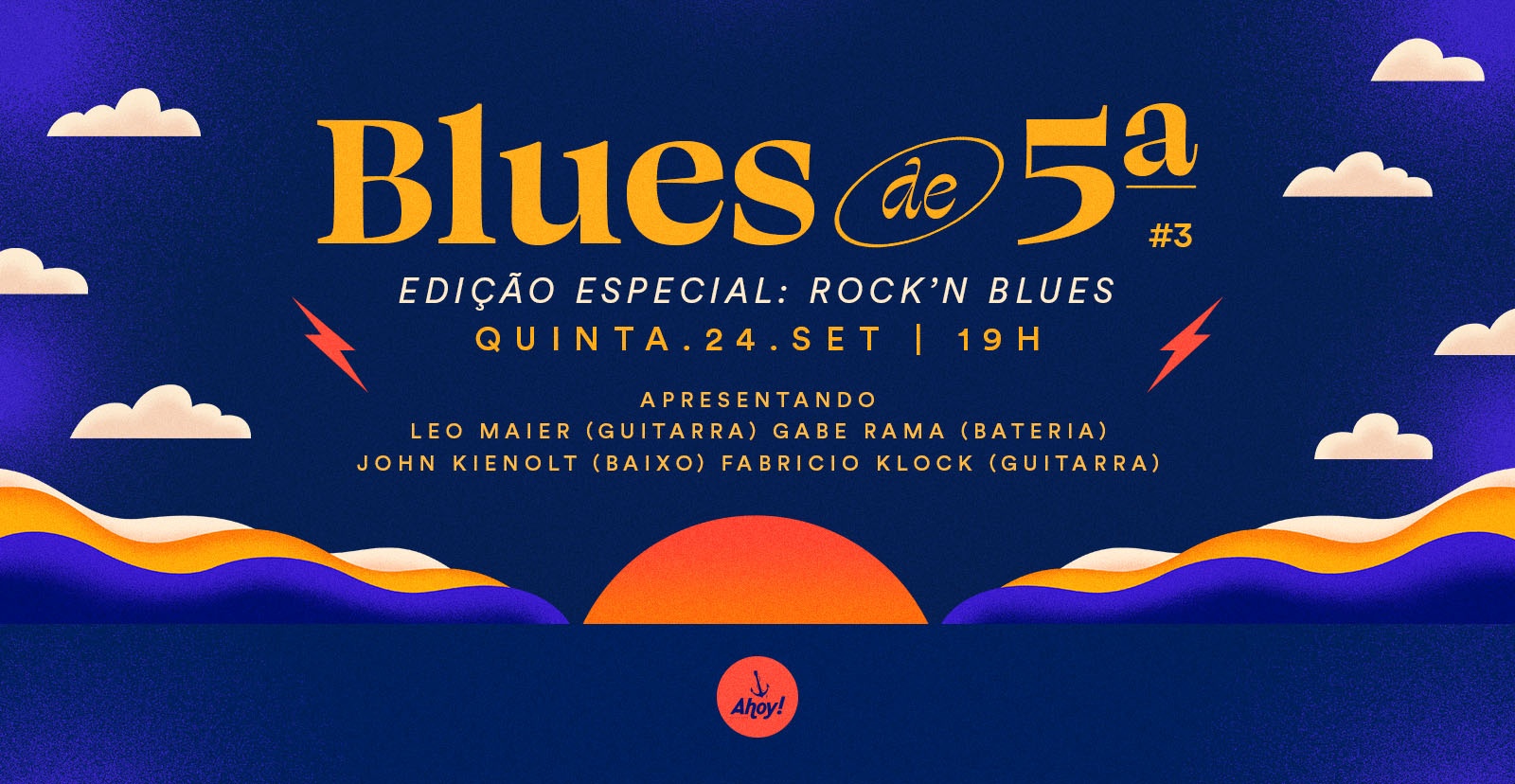 BLUES DE 5ª no Ahoy! Tavern Club