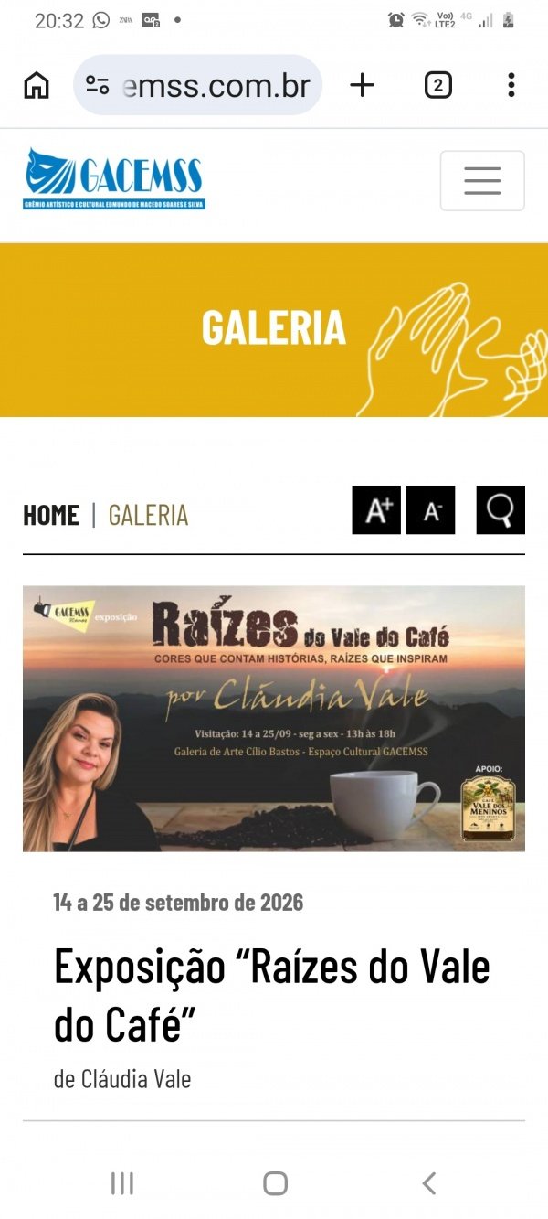 Imagem do evento EXPOSIÇÃO RAÍZES DO VALE DO CAFÉ