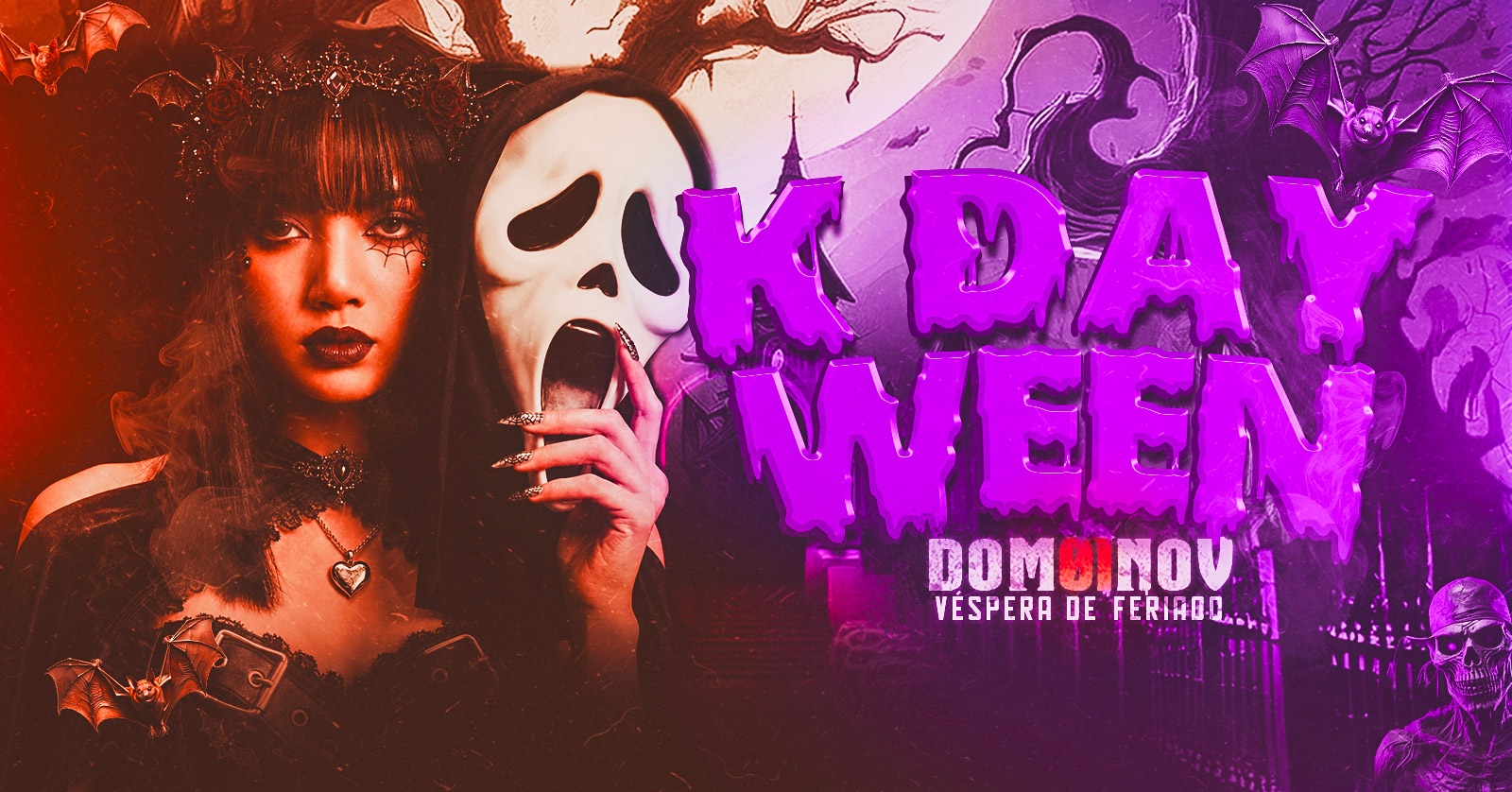 Imagem da fonte — HALLOWEEN da K-DAY | 01.NOVEMBRO.VÉSPERA DE FERIADO - Madureira