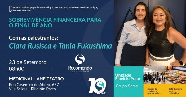 Imagem do evento Recomendo Ribeirão Preto - Grupo SOMA , o melhor café de negócios da cidade.