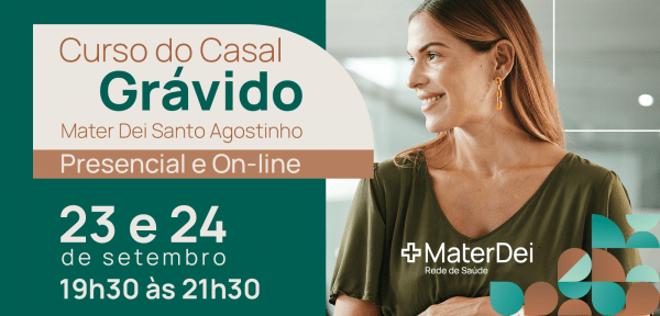Imagem do evento Curso do Casal Grávido - Hospital Mater Dei Santo Agostinho