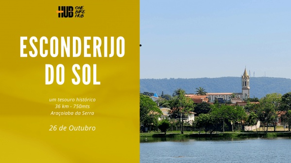 Imagem do evento ESCONDERIJO DO SOL - Araçoiaba da Serra - 26 de Setembro