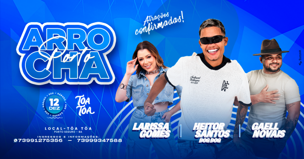Imagem do evento 12/12/2026 - ARROCHA PORTO  - TOA TOA