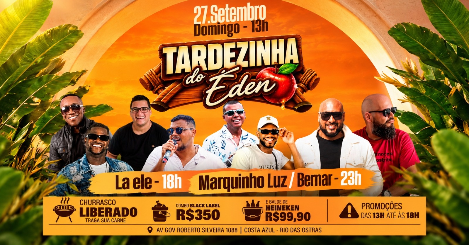 Tardezinha do Éden | 27SET (DOM) | Tô no Trabalho