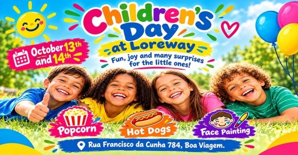 Imagem do evento Children's Day at Loreway!