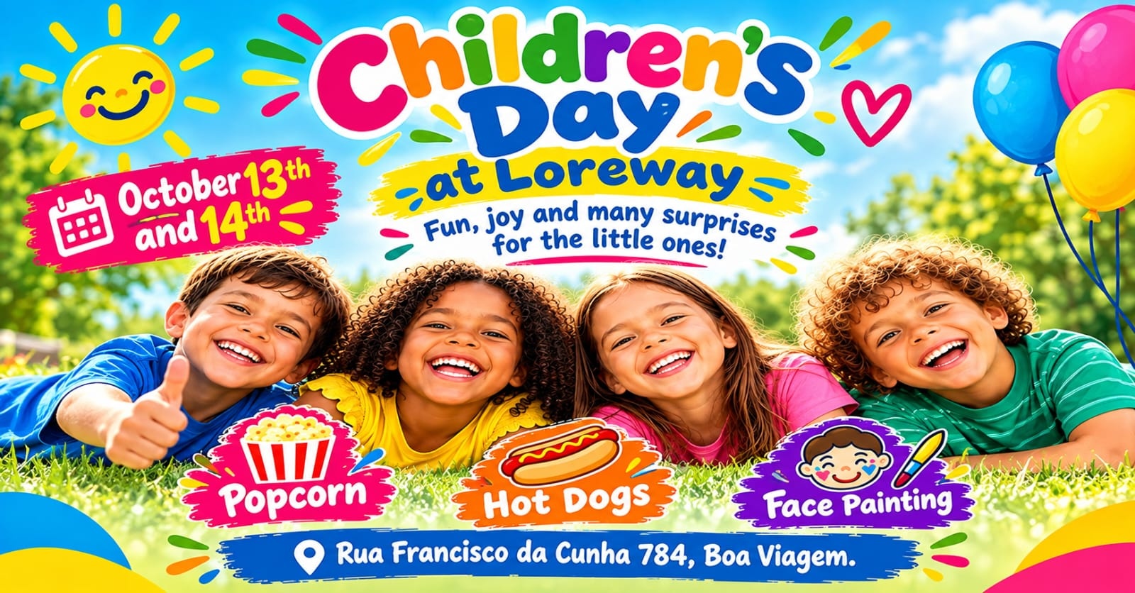 Imagem da fonte — Children's Day at Loreway!