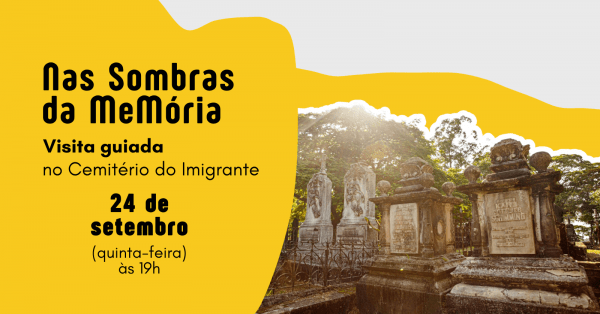 Imagem do evento Nas Sombras da Memória - Visita guiada no Cemitério do Imigrante