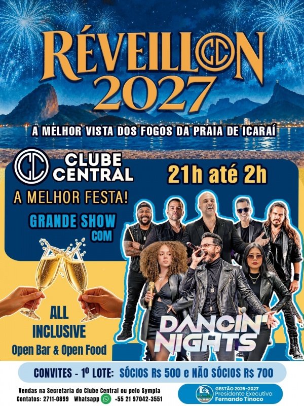 Imagem do evento RÉVEILLON 2027 - CLUBE CENTRAL