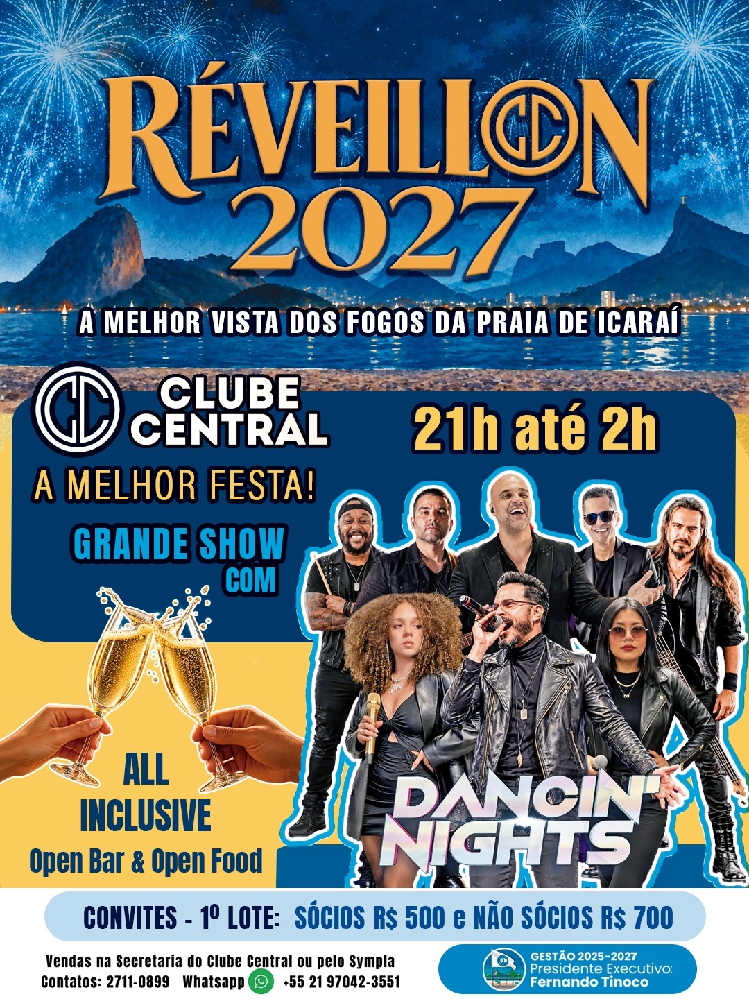 RÉVEILLON 2027 - CLUBE CENTRAL