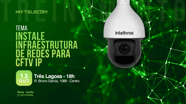 Imagem do evento Instale infraestrutura de redes para CFTV IP