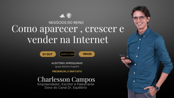 Imagem do evento Palestra Como aparecer, crescer e vender na internet