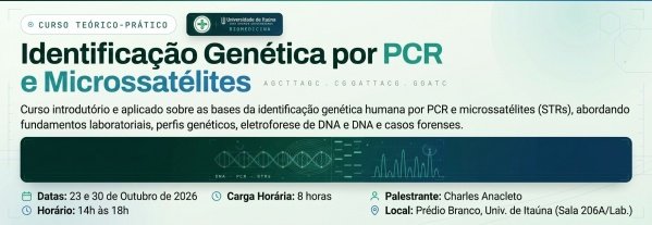 Imagem do evento Curso Teórico Prático de Identificação Genética por PCR e Microssatélites