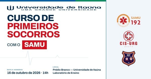 Imagem do evento MINICURSO DE PRIMEIROS SOCORROS COM A EQUIPE DO SAMU