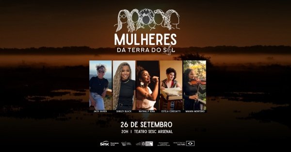 Imagem do evento SHOW "MULHERES DA TERRA DO SOL" - Com Grupo Mulheres da Terra do Sol