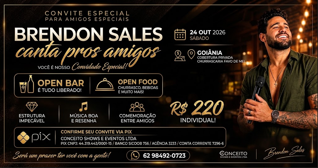 Imagem da fonte — Brendon Sales | Canta pros Amigos
