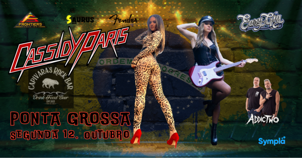 Imagem do evento CASSIDY PARIS (Australia) - Capivara's Rock Bar, Ponta Grossa