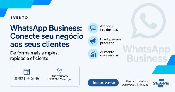 Imagem do evento WhatsApp Business na Prática: Venda mais e atenda melhor
