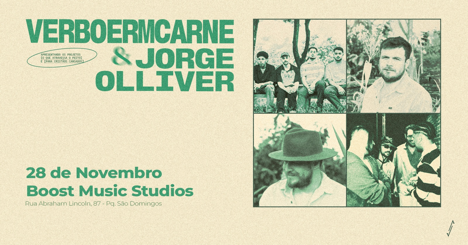 Verboemcarne e Jorge Olliver ao vivo