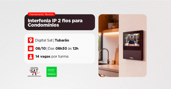 Imagem do evento Treinamento Técnico - Interfonia IP 2 fios para Condomínios | Tubarão