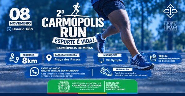 Imagem do evento 2º CARMÓPOLIS RUN