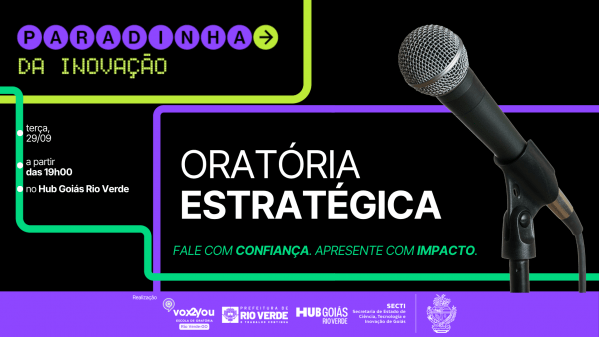 Imagem do evento Paradinha da Inovação - Oratória Estratégica