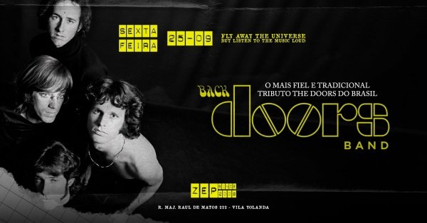 Imagem do evento The Doors Cover - Back Doors
