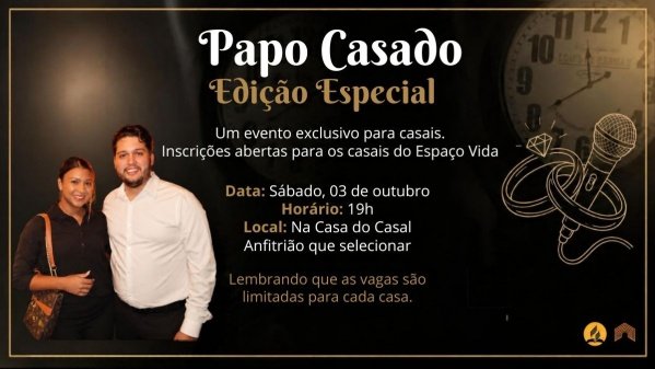 Imagem do evento Papo Casado - Edgar e Luz