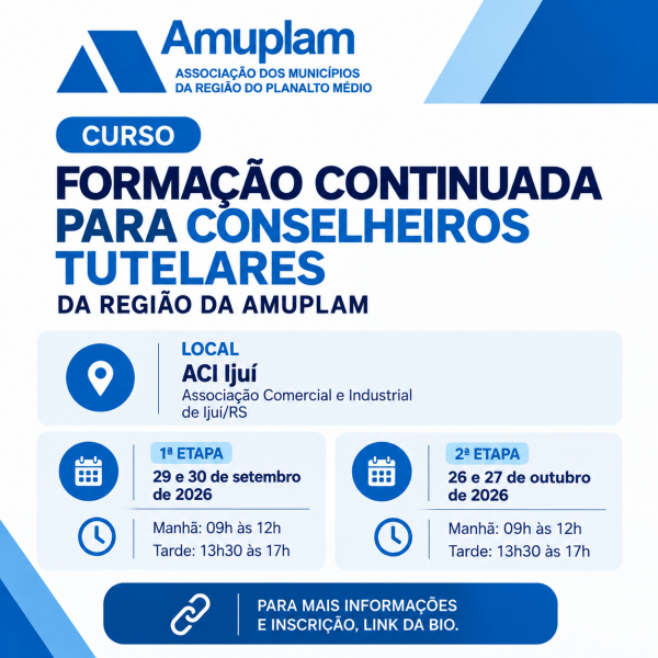 Imagem do evento FORMAÇÃO CONTINUADA CONSELHEIROS TUTELARES