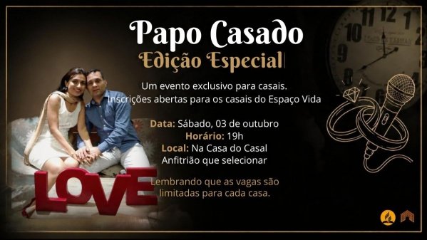 Imagem do evento Papo Casado - Romulo e Bia