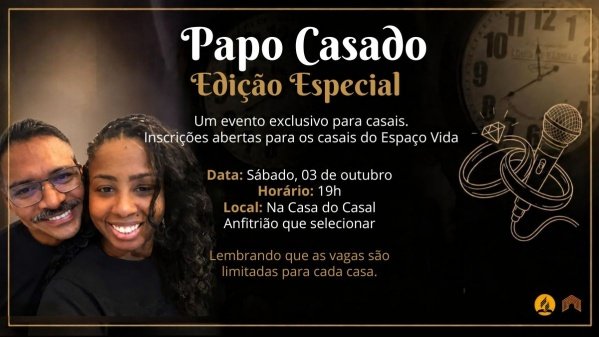 Imagem do evento Papo Casado - Kennedy e Monique