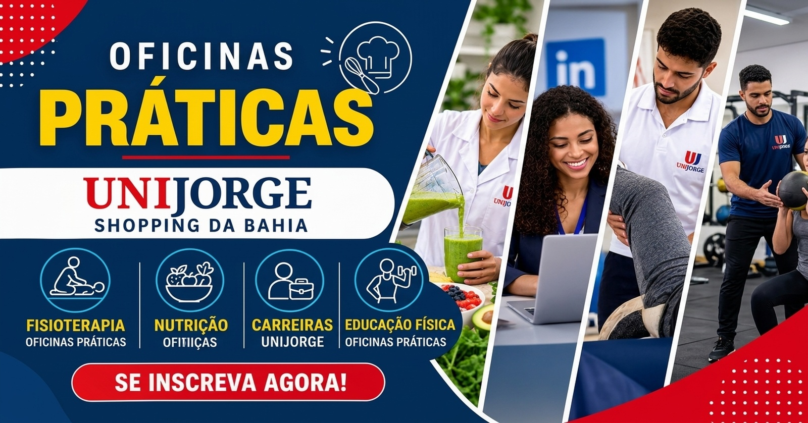 Imagem da fonte — Oficina de Práticas - Unijorge Shopping da Bahia