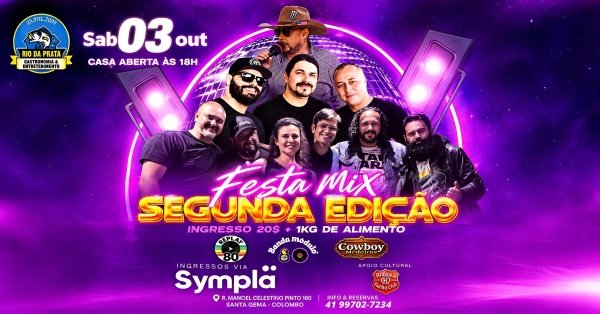 Imagem do evento Festa Mix- Segunda Edição