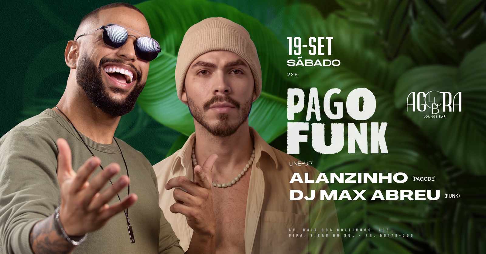 19/09 PAGOFUNK | Agora Club