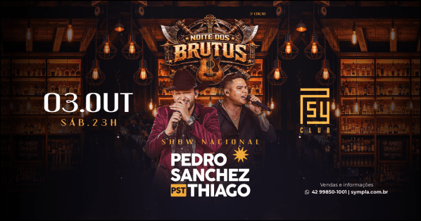 Imagem do evento 3 EDIÇÃO NOITE DOS BRUTUS