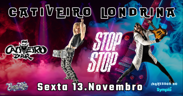 Imagem do evento STOP STOP - Party-Rock da Inglaterra - Cativeiro Bar, Londrina