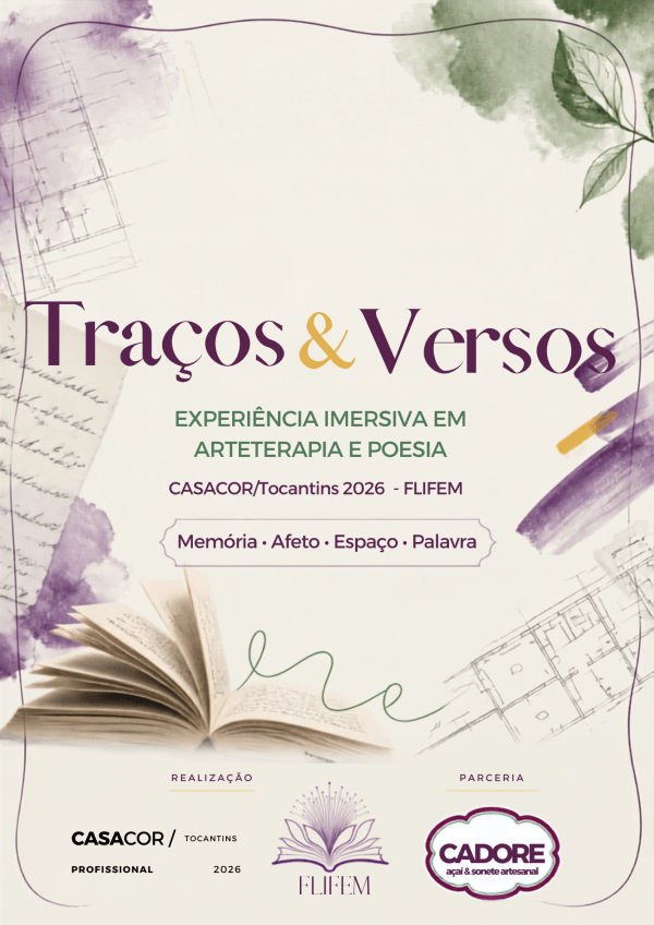 Imagem do evento Experiência Imersiva em Arteterapia e Poesia - Gelateria Cadore CASACOR/Tocantins