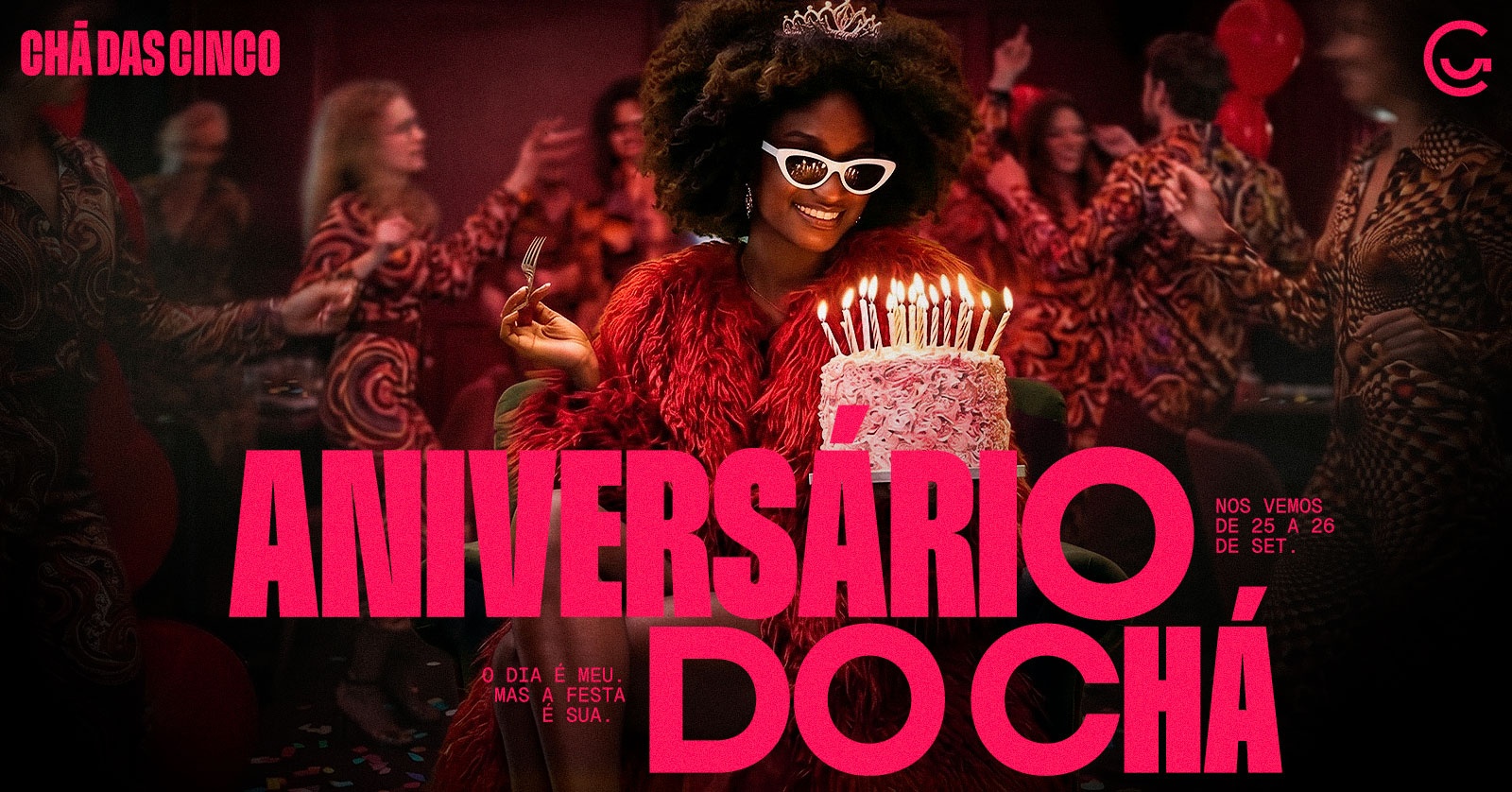 Aniversário do Chá das Cinco 2026