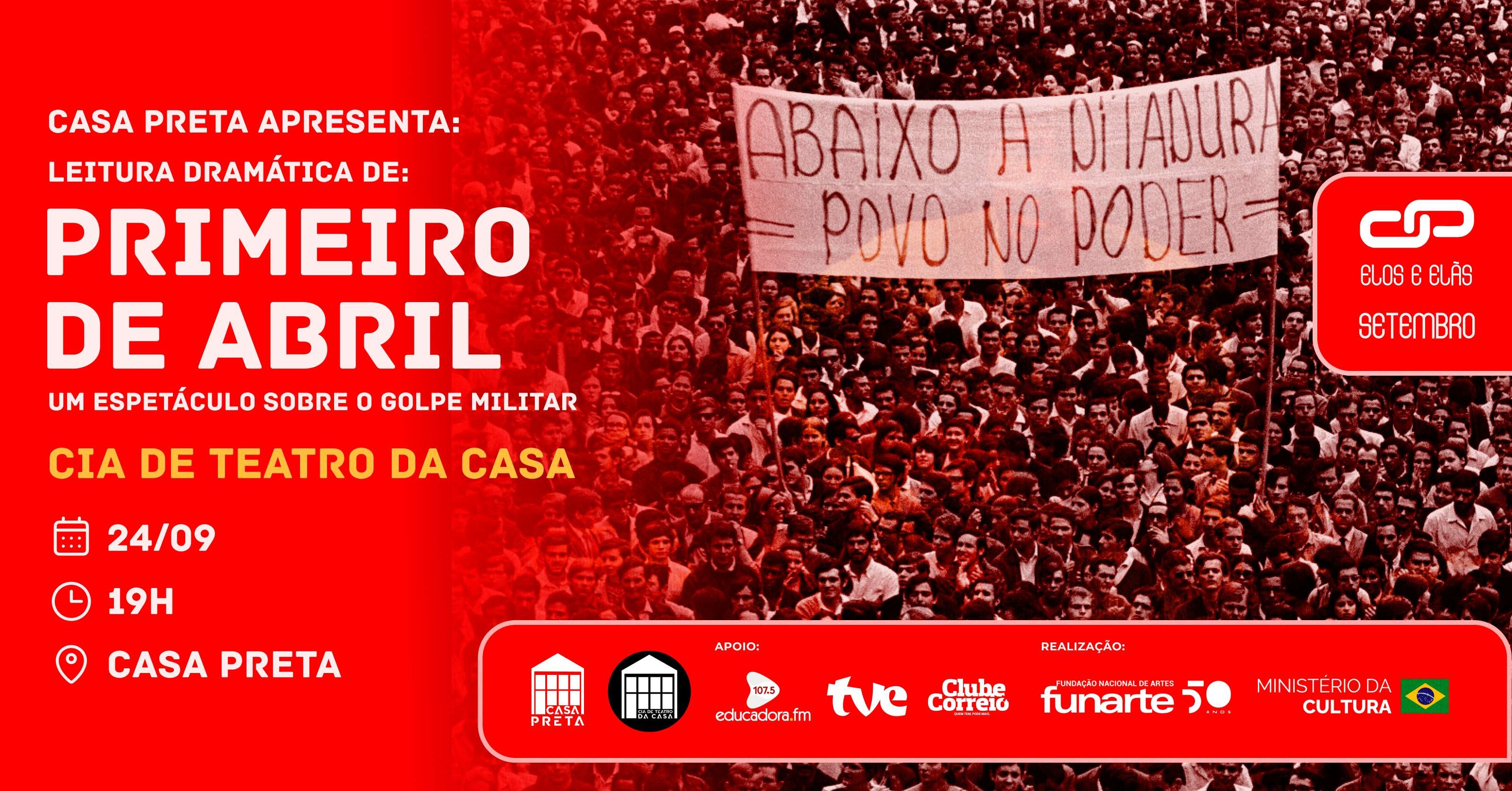 Leitura Dramática Primeiro de Abril