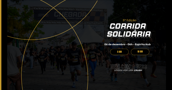 Imagem do evento Corrida Solidária da Tess Contabilidade 2026